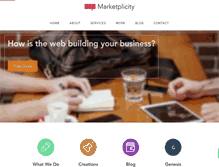 Tablet Screenshot of marketplicity.com